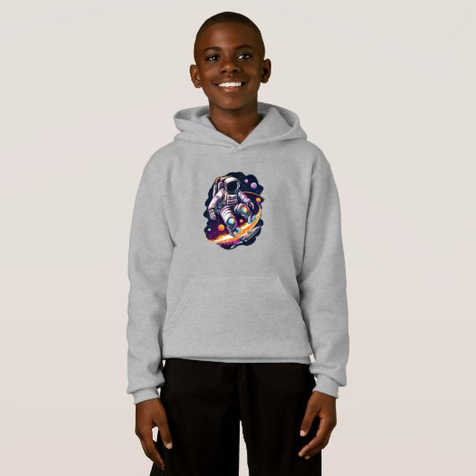 Kosmischer Explorer Hoodie (Vorne ganz)