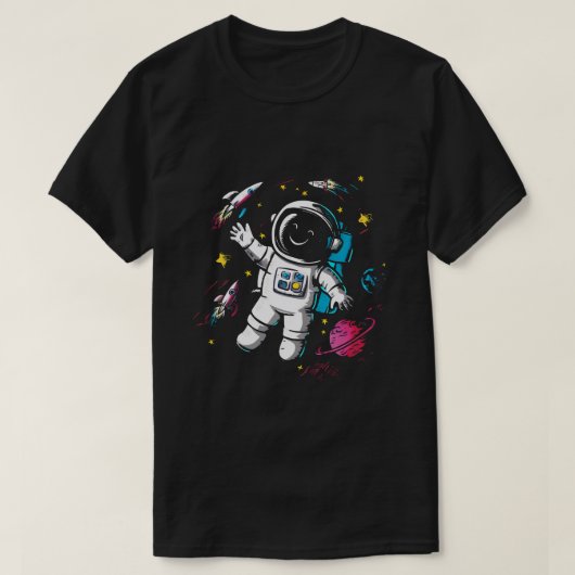 Kosmischer Explorer T-Shirt (Design vorne)
