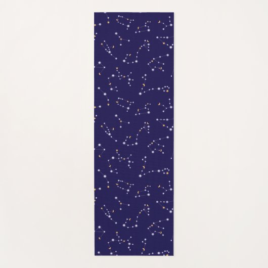 Kosmischer Fluss Mitternachtsblau Yogamatte (Vorderseite)