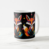 Kosmischer Fox Kaffeetasse (VorderseiteRechts)