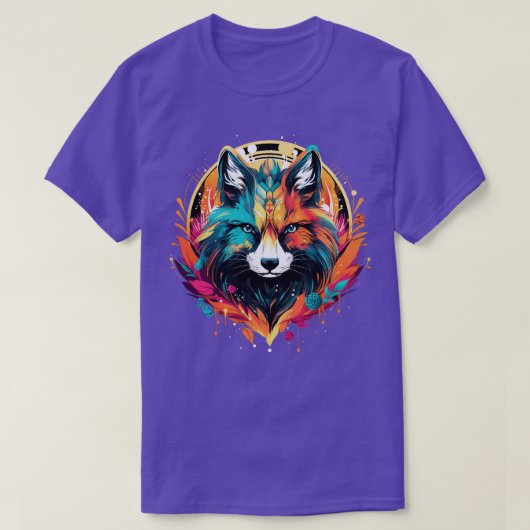 Kosmischer Fox T-Shirt (Design vorne)
