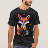 Kosmischer Fox T-Shirt (Vorderseite)