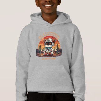 Kosmischer Frieden in einer wilden Welt Hoodie