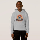 Kosmischer Frieden in einer wilden Welt Hoodie (Vorne ganz)