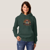 Kosmischer Frieden in einer wilden Welt Hoodie (Vorne ganz)
