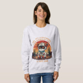 Kosmischer Frieden in einer wilden Welt Sweatshirt (Vorne ganz)