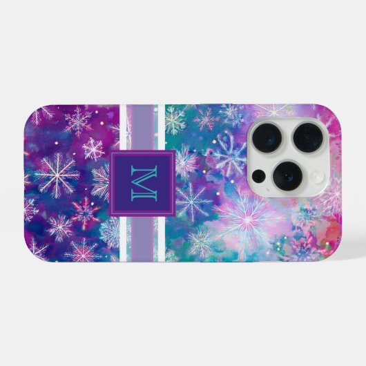 Kosmischer Frost iPhone Hülle (Rückseite (Horizontal))