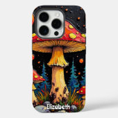 Kosmischer Fungi-Wald Case-Mate iPhone Hülle (Rückseite)