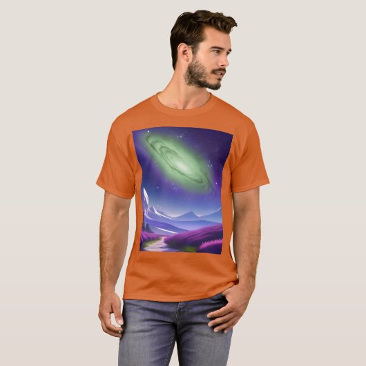 Kosmischer Galaxie-T - Shirt (Vorne ganz)
