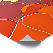 Kosmischer Geist: Abstrakte galaktische Swirt Kuns Poster (Ecke)