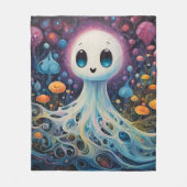 Kosmischer Geist Fleecedecke (Vorderseite)