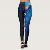 Kosmischer Geist im Raumdesign Leggings (Rückseite)