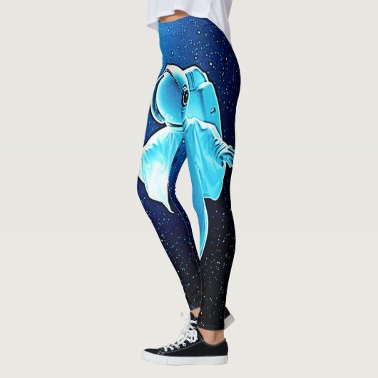 Kosmischer Geist im Raumdesign Leggings (Links)