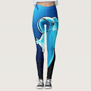 Kosmischer Geist im Raumdesign Leggings