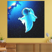 Kosmischer Geist im Raumdesign Leinwanddruck (Insitu (Wohnzimmer))
