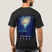 Kosmischer Geist schwarzer T - Shirt - Anzünden Si (Rückseite)