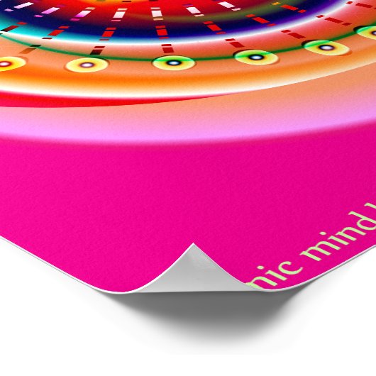 Kosmischer Geist wird zur Selbstverständlichkeit Poster (Ecke)