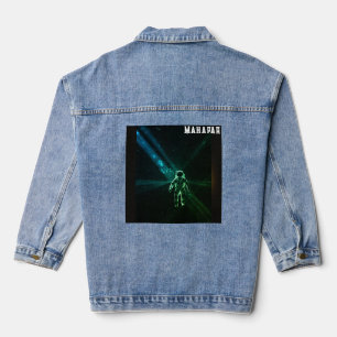 Kosmischer Glanz Astronaut Jeansjacke