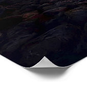 Kosmischer Goldener Fluss Poster (Ecke)