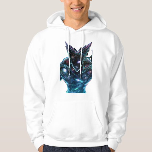 kosmischer Grauhoodie Hoodie (Vorderseite)