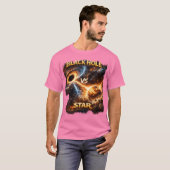 Kosmischer Gravitationskonflikt. T-Shirt (Vorne ganz)