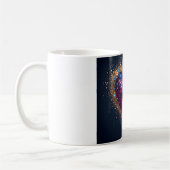 Kosmischer Heiliger Herz Kaffeetasse (Links)