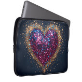 Kosmischer Heiliger Herz Laptopschutzhülle (Vorne Rechts)