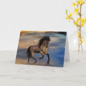 Kosmischer Hengst Karte (Gelbe Blume)