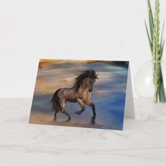 Kosmischer Hengst Karte (Vorderseite)