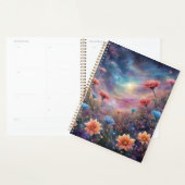 Kosmischer Himmel mit fantasievollen Blume Planer (Anzeige)
