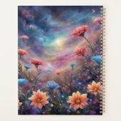 Kosmischer Himmel mit fantasievollen Blume Planer (Rückseite)