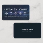 Kosmischer Himmel, modern Treuekarte (Vorne/Hinten)