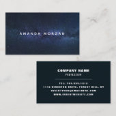 Kosmischer Himmel, modern Visitenkarte (Vorne/Hinten)