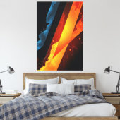 Kosmischer Impuls Leinwanddruck (Insitu (Schlafzimmer))