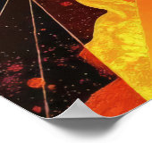 Kosmischer Impuls Poster (Ecke)
