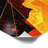 Kosmischer Impuls Poster (Ecke)