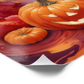 Kosmischer Jack-o'-Lanterns: Eine Halloween-Fantas Poster (Ecke)