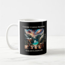 Kosmischer Kaffeemorgen – Surreale Galaxienlandsch
