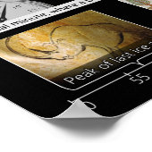 Kosmischer Kalender Kleines Poster (Ecke)