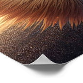 Kosmischer Katzenastronaut: Magie und Weltraumaben Poster (Ecke)