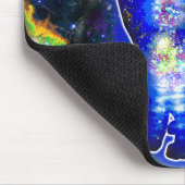 Kosmischer Katzenepsilon Mousepad (Ecke)