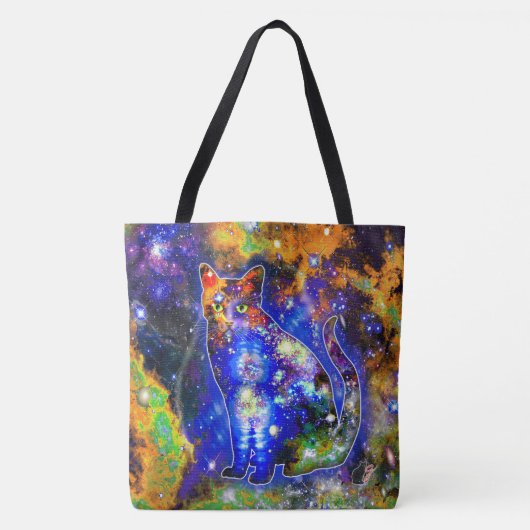 Kosmischer Katzenepsilon Tasche (Vorderseite)