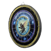 Kosmischer Katzenmond und Sterne Dartscheibe (Vorderseite rechts)