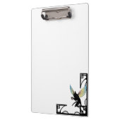 Kosmischer Katzenmond und Sterne Klemmbrett (Links)