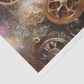 Kosmischer Katzenraum - Weltdekoutseite Seidenpapier (Ausschnitt)