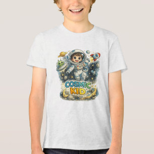 Kosmischer Knirps Tri-Blend Shirt