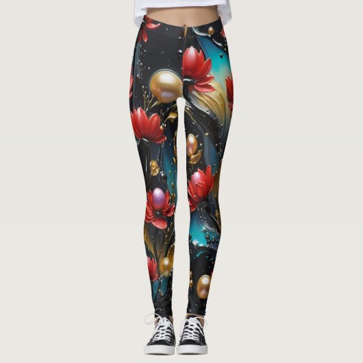Kosmischer Komfort für Ihren aktiven Lebensstil Leggings (Vorderseite)