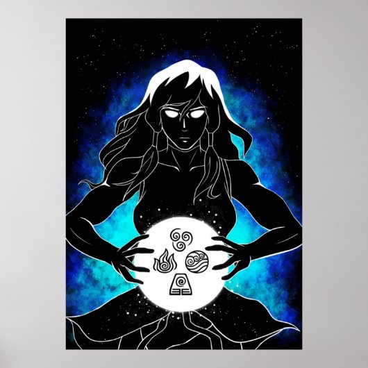 Kosmischer Korra Poster (Vorne)
