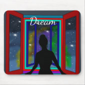 Kosmischer Kunsttraum Mousepad (Vorne)