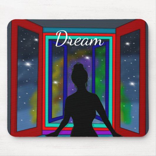 Kosmischer Kunsttraum Mousepad (Vorne)